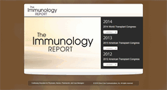 Desktop Screenshot of immunologyreport.com