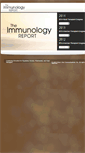 Mobile Screenshot of immunologyreport.com